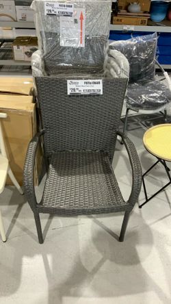 4 pack Wicker steel patio chair $100