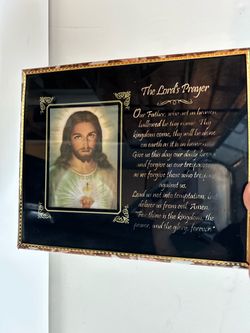 The Lord's Prayer Framed Religious Plaque