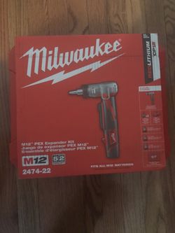 Milwaukee M12 Pex Expander Kit Brand New 