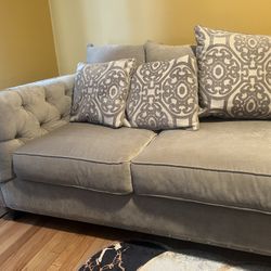 Beige Love Seat