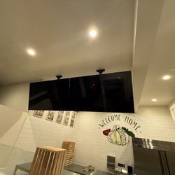 55” Smart TVs And Ceiling TV Mounts   (2 Available) 