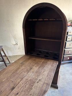 Wooden vintage bar