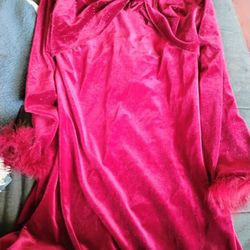 Christmas Dress..BCX Girl Red Velvet Dress,Size 16