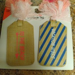 2pc Luggage Tag Set 