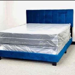 NEW TWIN FULL QUEEN KING SIZE BED WITH MATTRESS AND BOXSPRING INCLUDING FREE DELIVERY 
