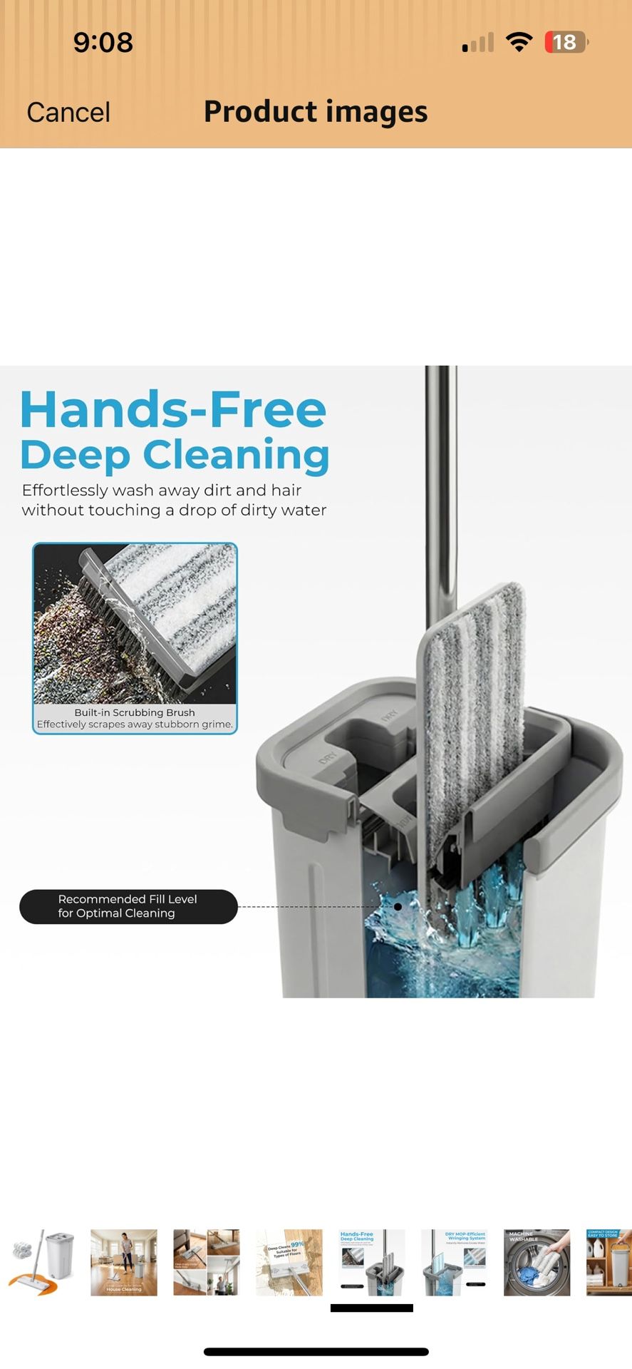 Mop and Bucket Set Floor Map And Bucket With