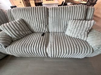 Love seat electric recliner.