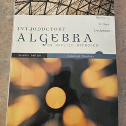 Introductory Algebra An Applied Approach Seventh Edition