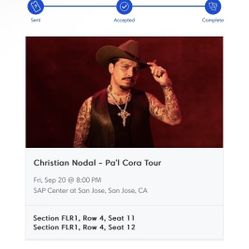 Cristian Nodal Tickets 