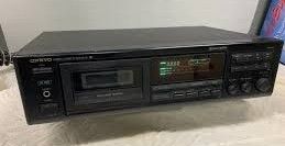 Onkyo TA-R301 Cassette Deck player. Watch video