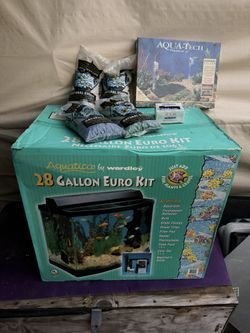 Aqua Culture 28G Glass Aquarium Euro Kit