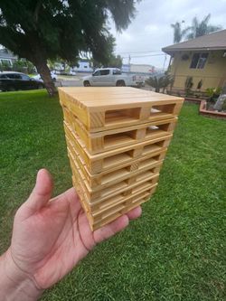 Mini Wooden Pallets Coasters Set