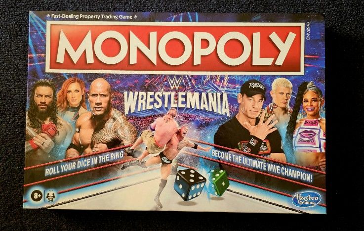 WWE Wrestlemania Monopoly Game 2023