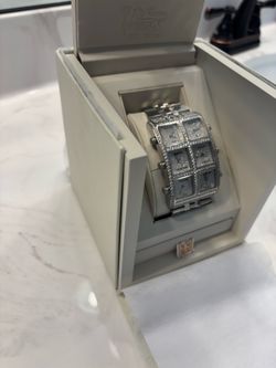 Icelink 6 Time zone Luxury Watch Diamonds Stainless Steel