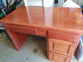 Real wood desk