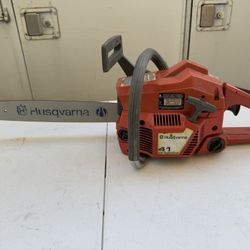 Husqvarna chainsaw. Tools 