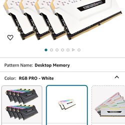 Corsair Vengeance Rgb Pro Ddr4 4x8gb Sticks (32gb) 3600mhz