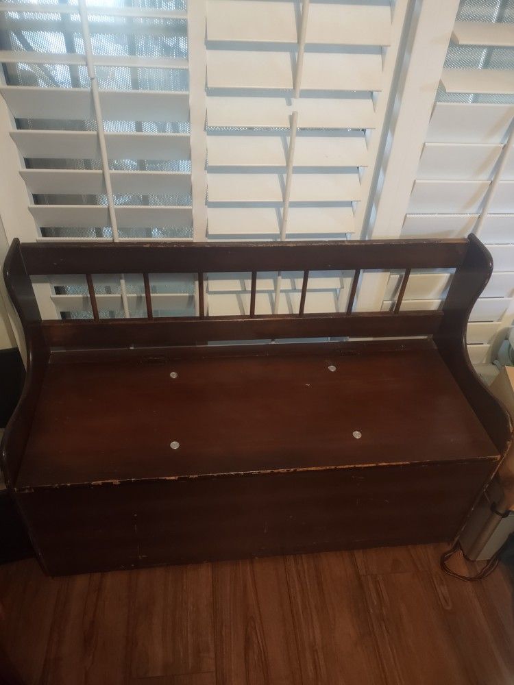 Wood Bench