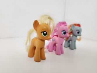 My Little Pony Rainbow Dash, Pinkie Pie, Apple Jack Figure