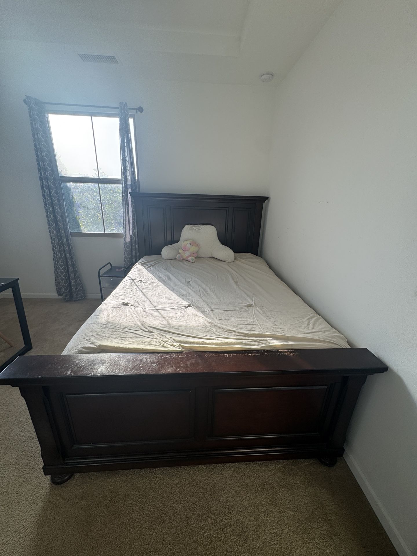 Queen Bed ( Mattress & Frame)
