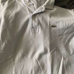 Lacoste Size 7 Light Blue Xl