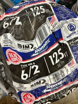 New romex wire 6/2