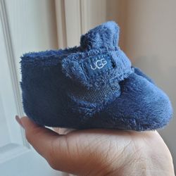 UGG, Faux Fur,  Ankle Boots, Blue, Size 2/3