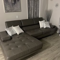 City Furniture Grey Sectional 