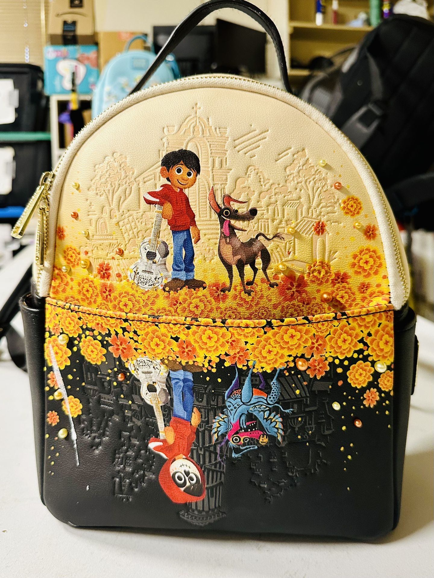 Loungefly Disney Pixar Coco Marigold Mirror Mini Backpack Boxlunch Exclusive