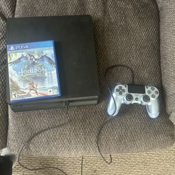 PS4 Slim 500 GB storage includes all wiring/cables and Horizon Forbidden West Game