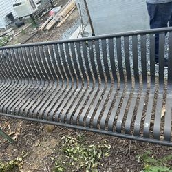 8ft Metal Bench