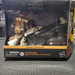 Black Series Speeder Biker Scout & The Child