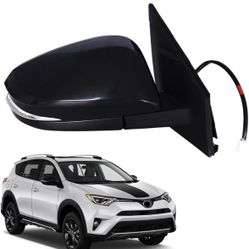 Marretoo for TOYOTA RAV4 Mirror replacement Right Passenger for 2016 2017 2018 Rav4 USA BUILT Accessories 7 pins Power | Heated | Blind spot glass Tur