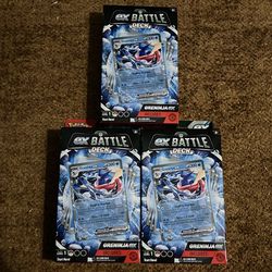 [Unopened] 3 Pack Pokemon Greninja Ex Battle Deck