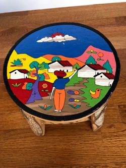 Small (child) wood stool