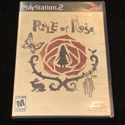 Sony PlayStation 2 PS2 Rule of Rose Game Complete w/manual (RARE/AUTHENTIC) Post Nintendo Era 