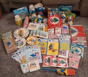 VINTAGE '80s SMURF LOT
