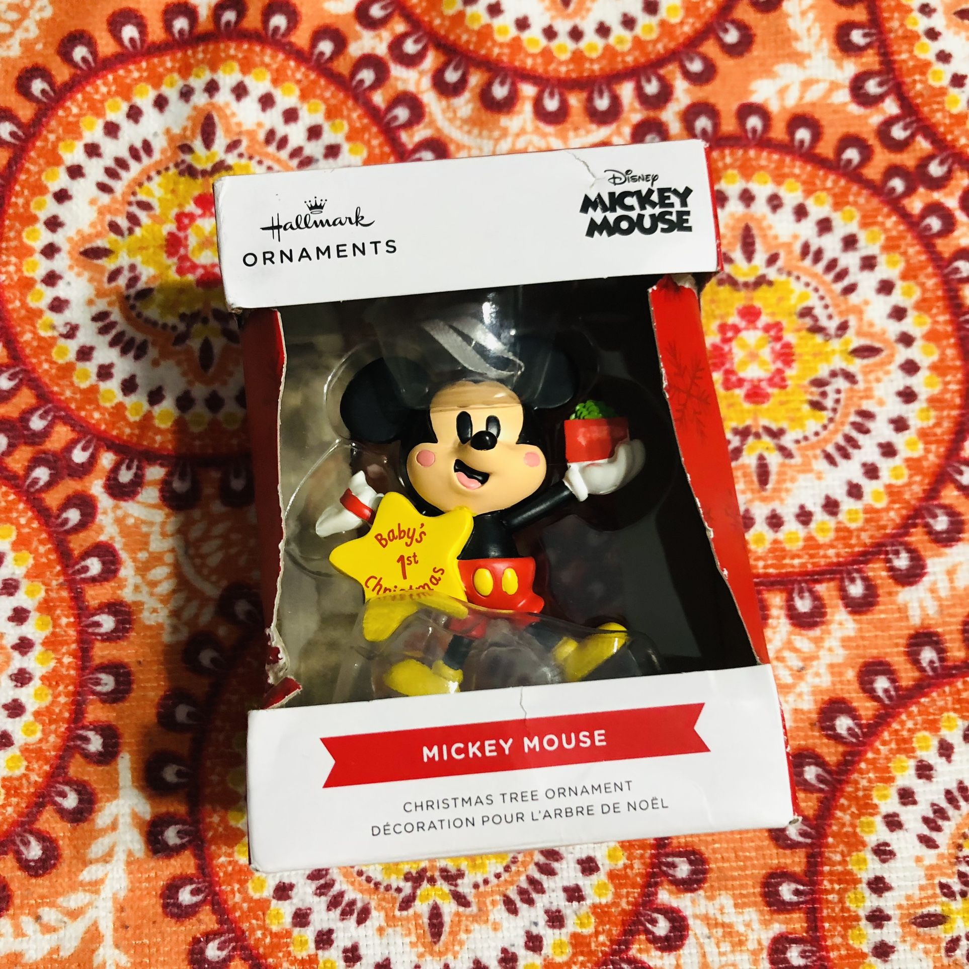 Disney Mickey Mouse Baby’s 1st Christmas Christmas tree decorations .