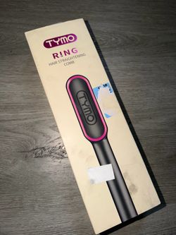 Hair straightening comb