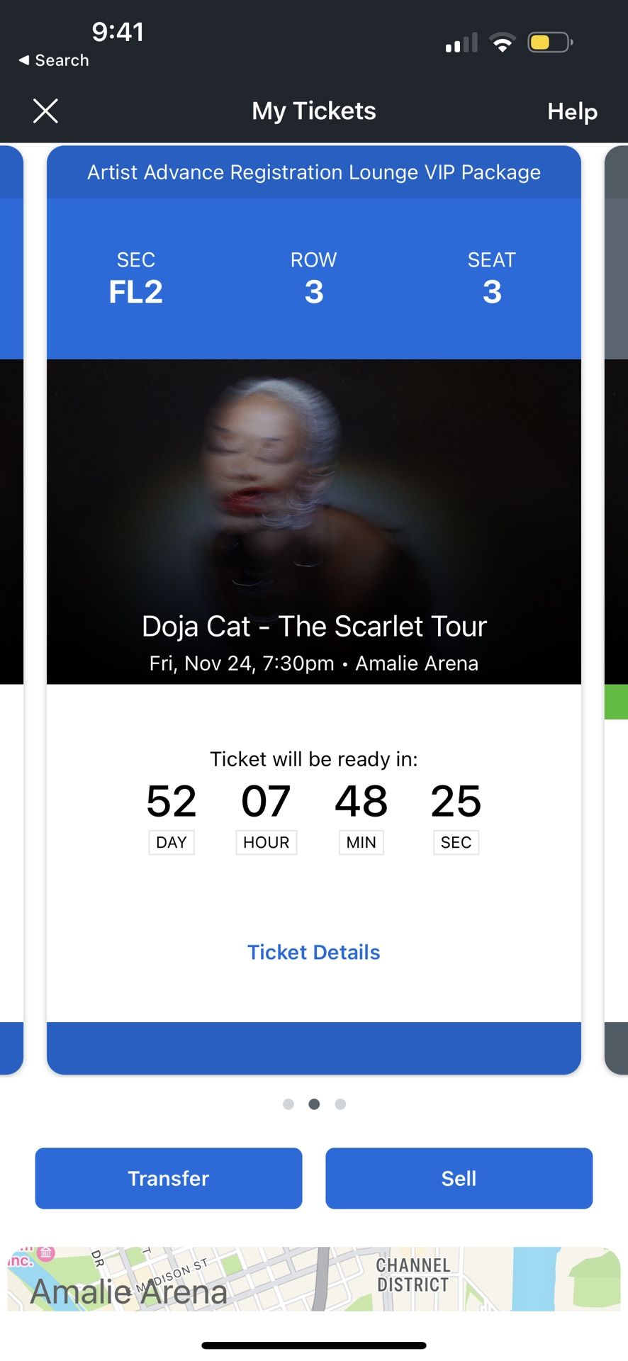 Doja Cat VIP Lounge Tickets