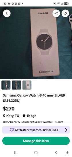 Samsung Galaxy Watch-8 40 mm SILVER