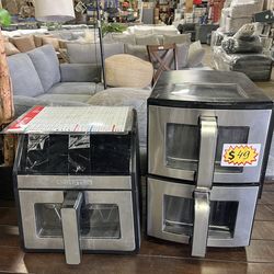 Gourmia Double basket, single basket AirFryer