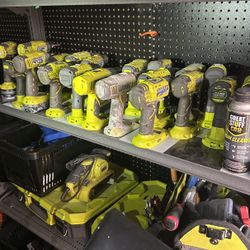 Ryobi Drills And Impact Wrenches