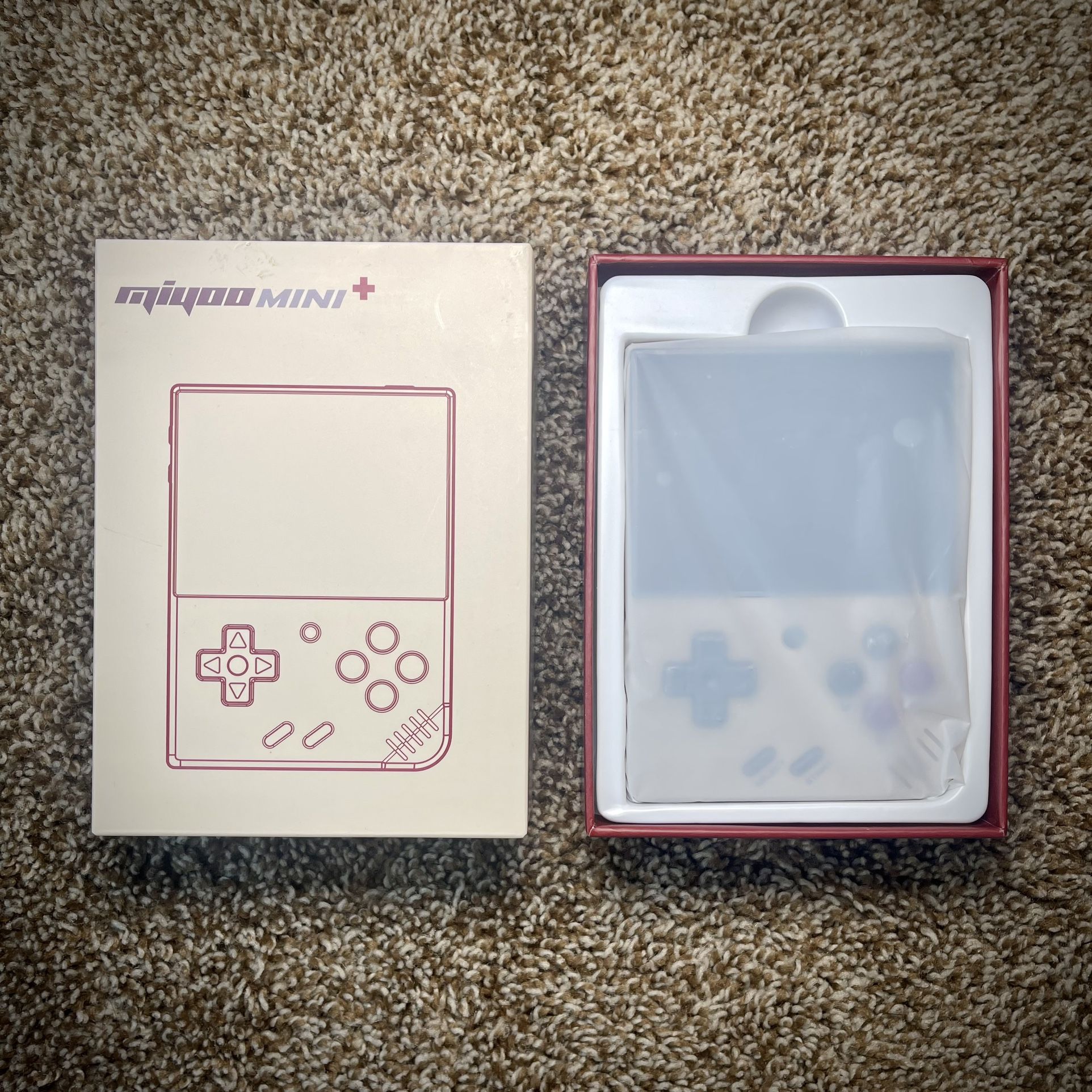 Miyoo Mini PLUS + 64 GB Onion OS & Games - BNIB-GRAY