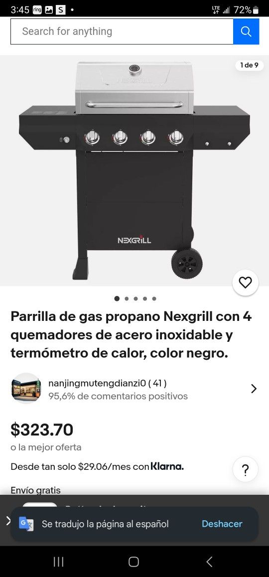 Grill Asador De 4 Quemadores. Nuevo,All Products : American Fashion Style Bags On Sale