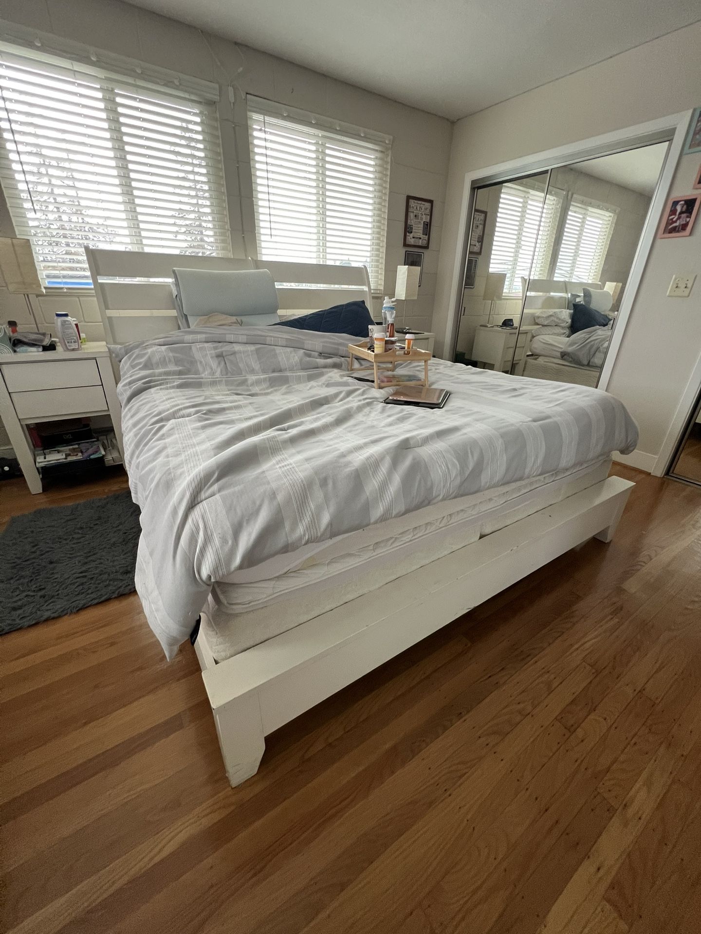 California Bed Frame With Spring.