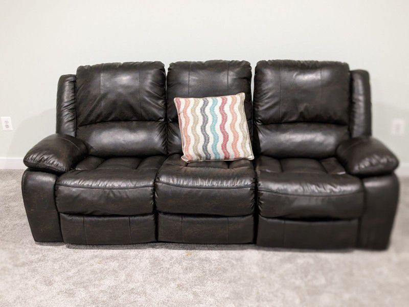 Recliner Sofa and Loveseat 