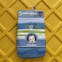 Gerber Newborn Onesies 5 Pack