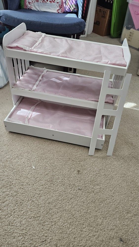 American Girl Size Doll Bed Bunk Bed