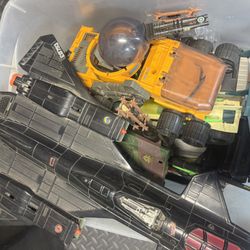 Gi Joe Vehicle Parts Lot $85